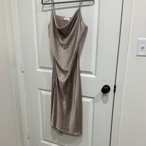 Dress Forum Taupe Midi Dress